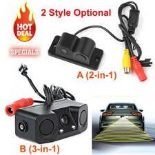 Auto Car Reverse Backup Parking Radar Rear View Camera With Parking Sensor