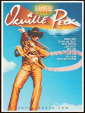 ORVILLE PECK Stampede Tour 2024 Ltd Ed RARE Poster +BONUS Country Folk Poster!