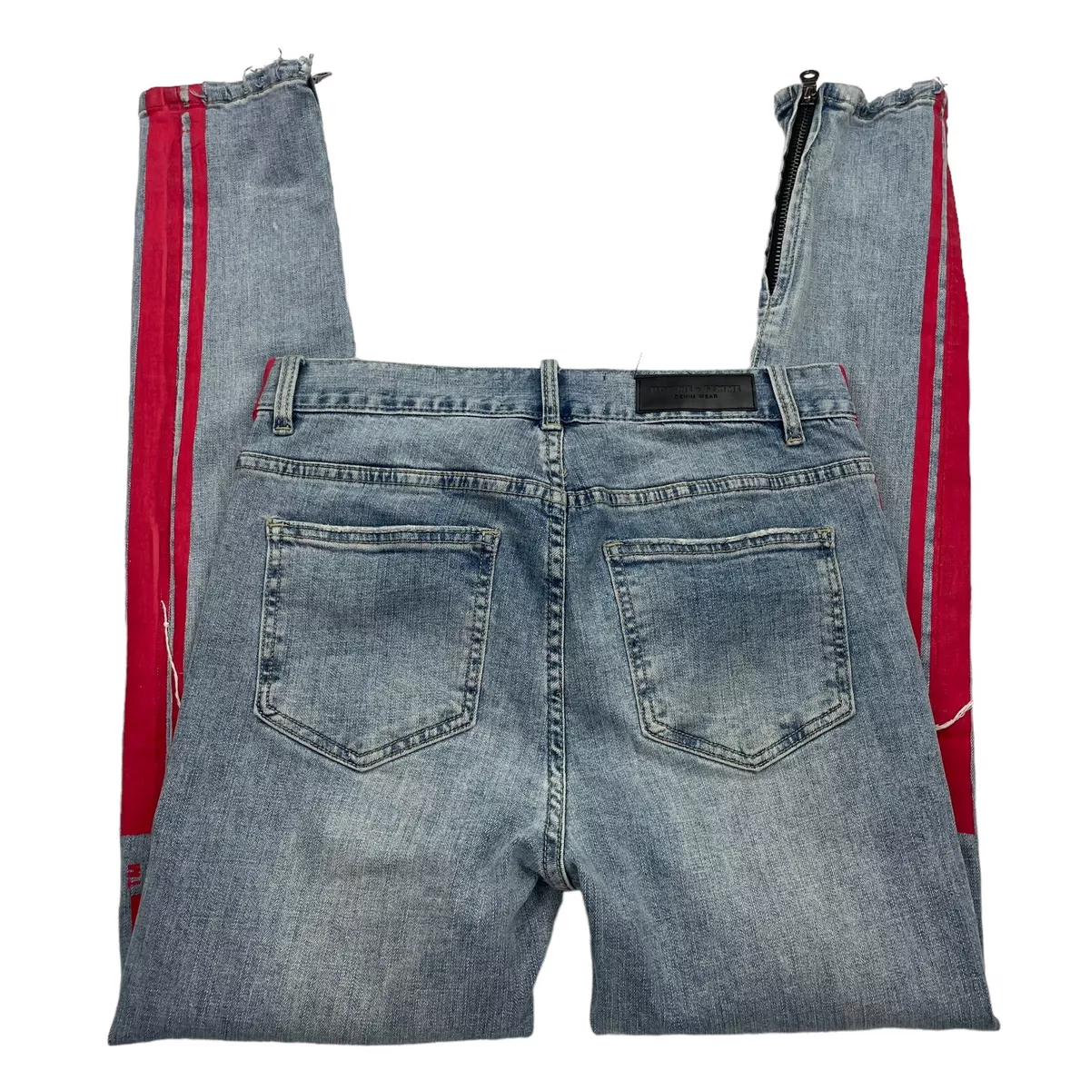 Jean homme clearance zippé