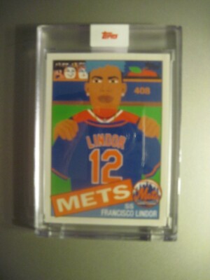 Topps Project70 Card 7 - 1985 Francisco Lindor by Keith Shore - Print Run: 3185