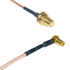 RG316 SMA Female O-Ring to SMB MALE ANGLE RF Cable Rapid-SHIP LOT