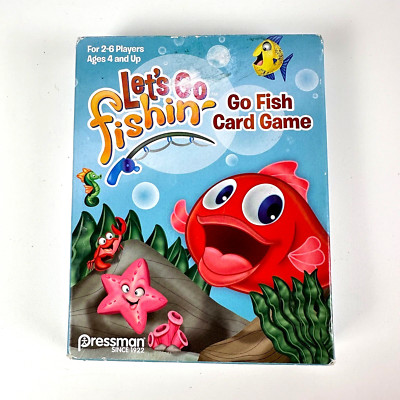 Let's Go Fishin': Go Fish Card Game Children 4 And Up, Pressman