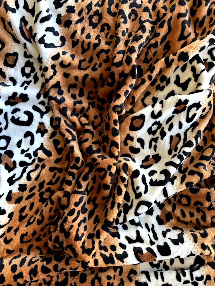 Cheetah Print King Size Super Plush Soft Blanket