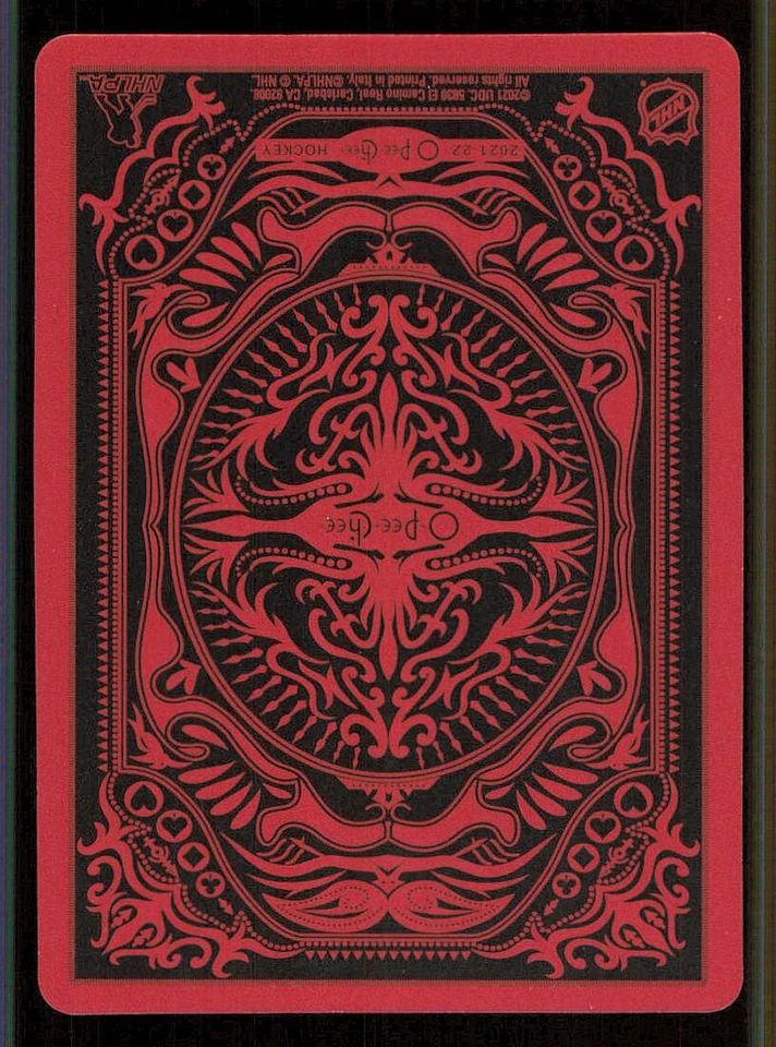 2021-22 O-Pee-Chee Playing Cards #4SPADES Tyler Seguin - Image 2 of 2