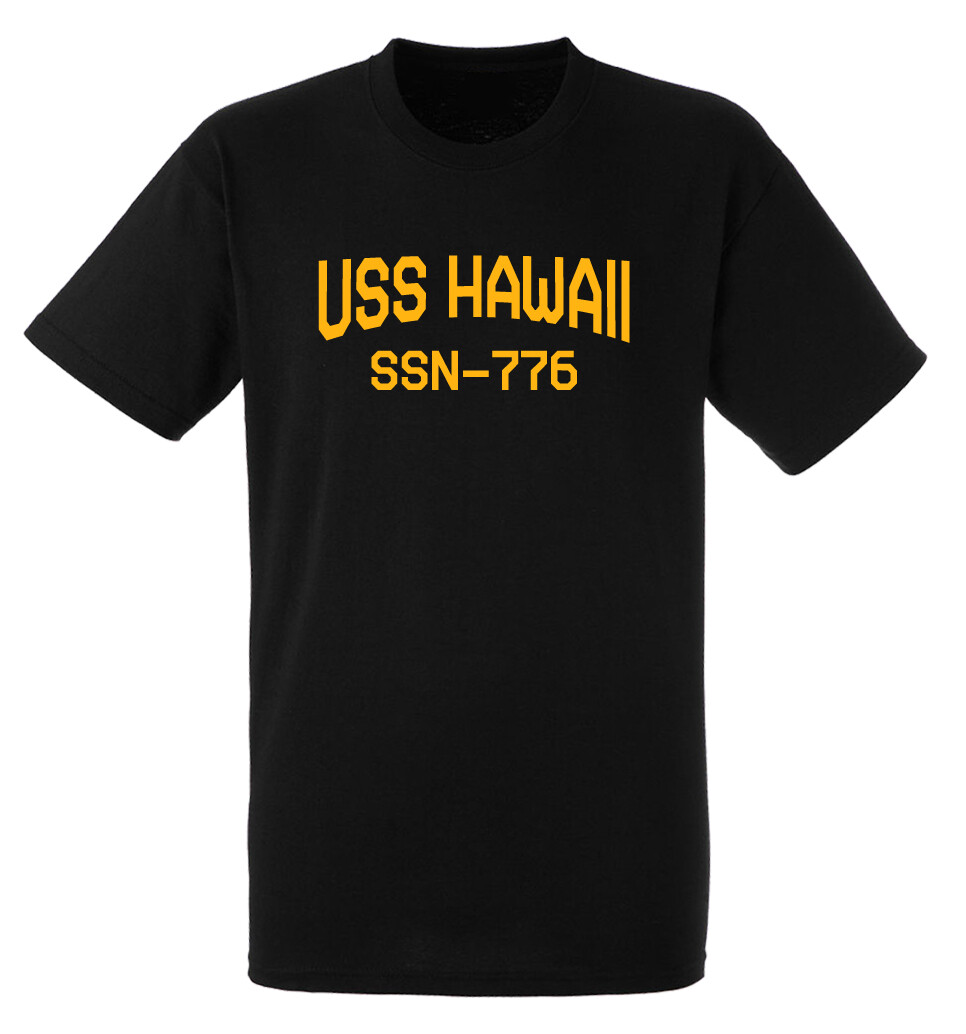 USS Hawaii SSN-776 Attack Submarine Short Sleeve Tee Shirt | eBay