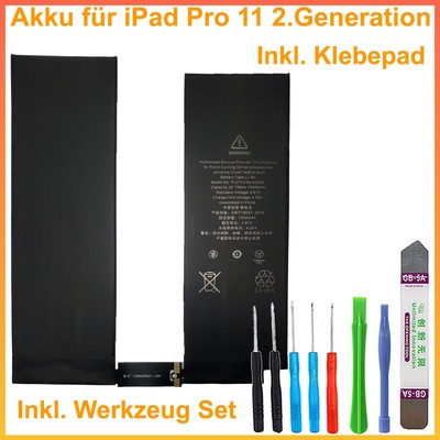 MH Akku HIgh Capacity für iPad Pro 11 2G A2068 A2228 A2230 A2231 A2224 +Werkezug