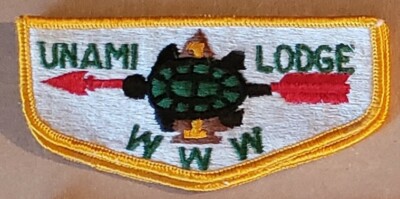 OA Lodge Pocket Flap Patch, Unami 1 (Vintage, S-2b)