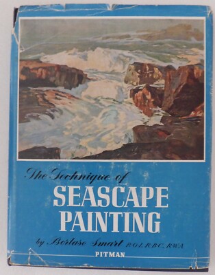 THE TECHNIQUE OF SEASCAPE PAINTING, SMART, 1961, GOOD CLEAN HC/FAIR DUST JACKET
