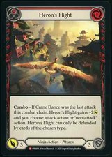 Heron's Flight - Flesh and Blood FaB TCG - 1st Edition Crucible of War CRU056 NM