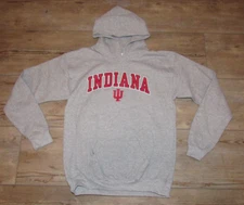Indiana Hoosiers Classic Gray Hoodie Jacket size Youth XL