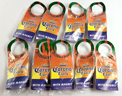 Set mit 9 Stück USA Corona Bier Kühlschrankmagnet Flaschenöffner Magnet Öffner