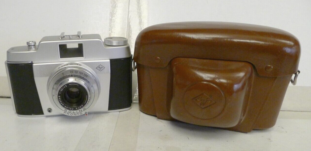 AGFA Solina Pronto Camera with original Case Vintage Made in