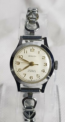 Montre Mécanique Femme Vintage Envoy 17 Bijoux Incabloc - Occasion