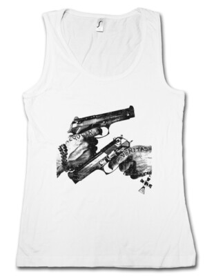 VERITAS AEQUITAS TANK TOP Boondock Tattoo Saints Art Show Convention Mafia Mob