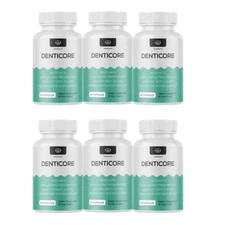 Denticore Dental Health Supplement - Oral Health Support - 6 Bottles