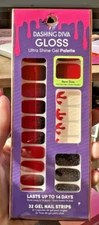 Dashing Diva Gloss Ultra Shine 32 Gel Nail Strips Palette VAMP LIFE