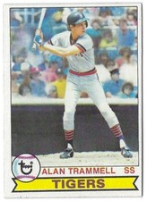 Alan Trammell HOF 1979 Topps #358 NRMT (OC) Detroit Tigers