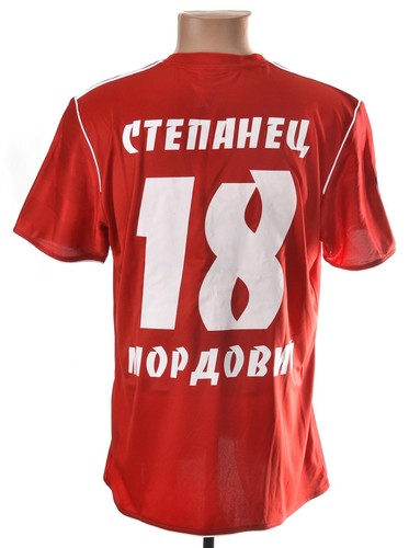 MORDOVIA SARANSK 2011/2012 HOME FOOTBALL SHIRT L MATCH WORN 18 STEPANETS - 第 1/9 張圖片