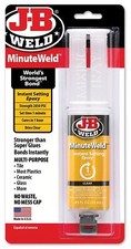 J-B Weld 50101 MinuteWeld Instant-Setting Epoxy Syringe - Dries Clear - 25ml 2 
