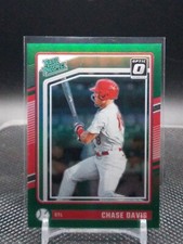2024 Donruss Baseball Chase Davis Optic Prizm Green /5 Cardinals