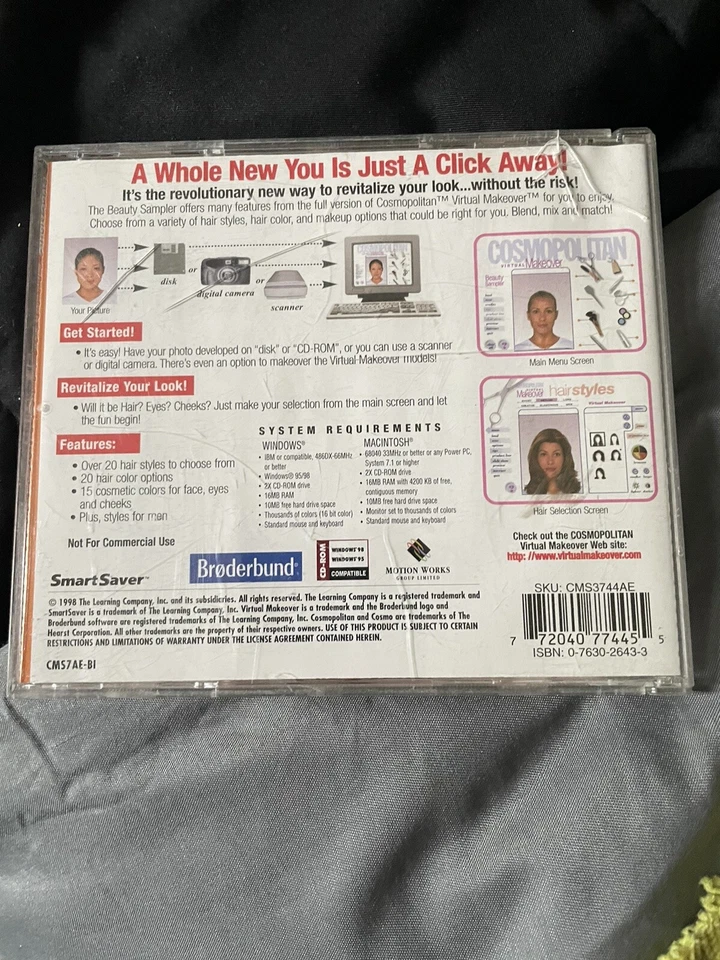 Cosmopolitan Virtual Makeover (CD-ROM, Windows & Mac) - Image 2 of 3