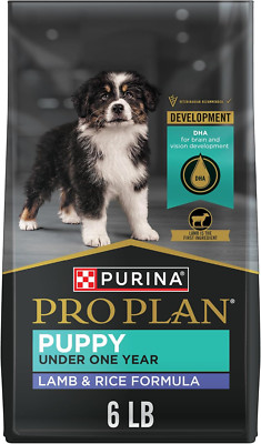 Pro Plan High Protein Puppy Food DHA Lamb & Rice Formula - 6 lb. Bag