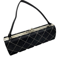 Vintage Black Shimmering Small Evening Clutch Purse