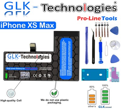 GLK Akku für Original iPhone XS MAX APN 3174  Batterie Battery Neu  PRO
