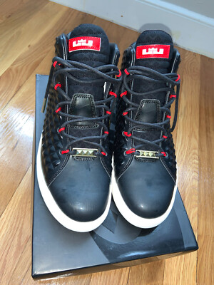 Nike LeBron 12 NSW Lifestyle QS Black Challenge Red 2014 Men’s Size 10 Size 9.5 - Nike LeBron 12 NSW Lifestyle QS Black Challenge  main image 4