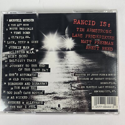 And Out Come the Wolves by Rancid (CD, Oct-2004, Epitaph (USA
