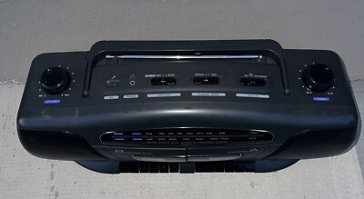 Lenoxx Sound Am/FM Stereo Radio Dual Cassette Tape Recorder
