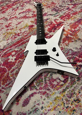 B.C. RICH IRONBIRD EXTREME MK-2 GUITAR w/ FLOYD ROSE WHITE PEARL