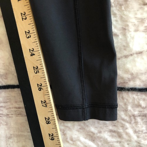 Lululemon Speed Tight V Womens 4 Black Zip Pocket Yoga Athleisure - Picture 12 of 14
