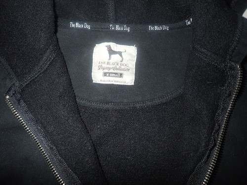 The Black Dog Zip Hoodie Sweatshirt Youth XS Fits 7-8 Classic Cape Cod Preppy - Picture 4 of 5