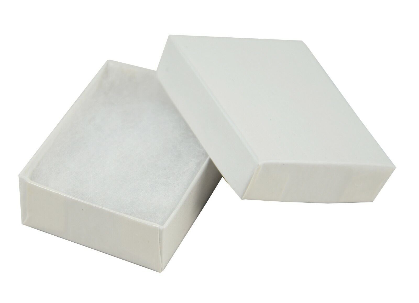 Cajas de embalaje de regalo baratas de cartón de brillo blanco disponibles en 10 tamaños