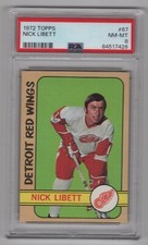 NICK LIBETT 1972-73 TOPPS 72-73  NO 67 PSA 8    92869