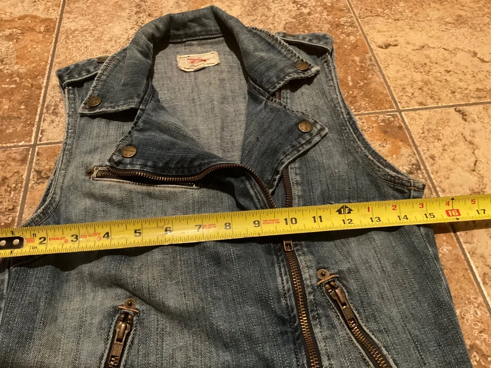 CHALECO DE MOTO DE DENIM CURRENT/ELLIOT (TALLA 1) Foto 2 de 4
