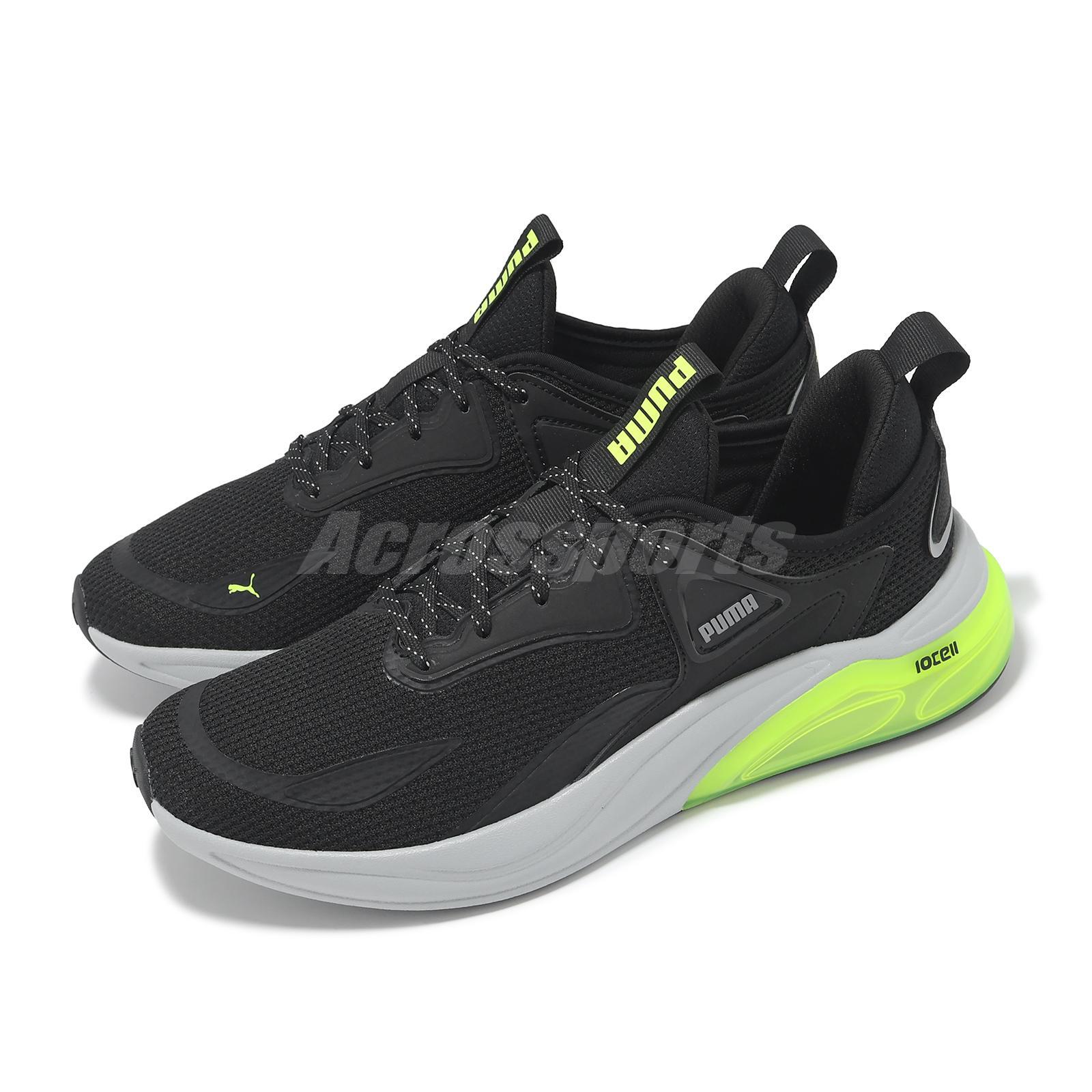 Puma Cell Thrill Черные, серо-зеленые мужские кроссовки для дорожного бега 310168-14