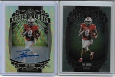 Trey Sermon 2021 Panini Legacy Auto & Base Silver Under The Lights