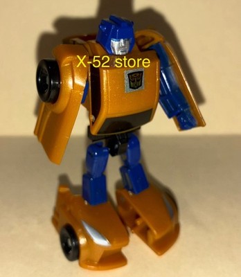 Gold Bumblebee mini figure Transformers Reveal the Shield autobot rub symbol