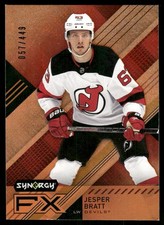 2021-22 Synergy FX Orange #FXJB Jesper Bratt /449 - HKY