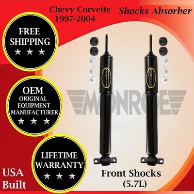 Monroe OEM Front Shocks For 1997-2004 Chevy Corvette 5.7L Lifetime Warranty