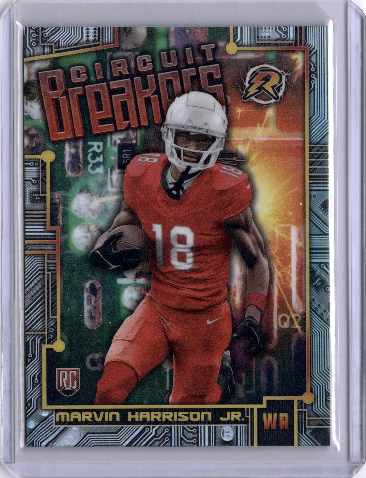 Marvin Harrison Jr. # Circuit Breakers Refractor 2024 Topps Resurgence