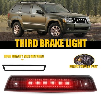 LED 3rd Brake Light Smoked Lens For 2005-2010 Jeep Grand Cherokee Rear Lamp