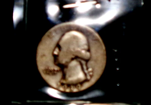 1939-D SILVER WASHINGTON HEAD QUARTER - GRADES - "VERY GOOD"