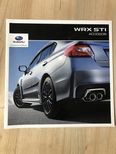 Brochure Depliant Presentazione Subaru WRX STI - Accessori