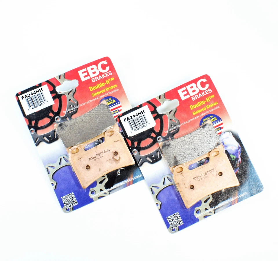 EBC Sinter Brake Pad Set for 1998-01 APRILIA RSV1000 MILLIE SP-Frt 2 Sets - Image 2 of 2