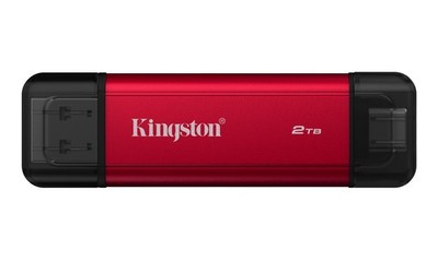 Kingston 2TB Portable SSD External Drive USB 3.2 Gen 2 Type-A/Type-C 1050MB/s...