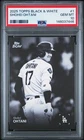146037446 Shohei Ohtani 2025 Topps Black and White #1 PSA 10