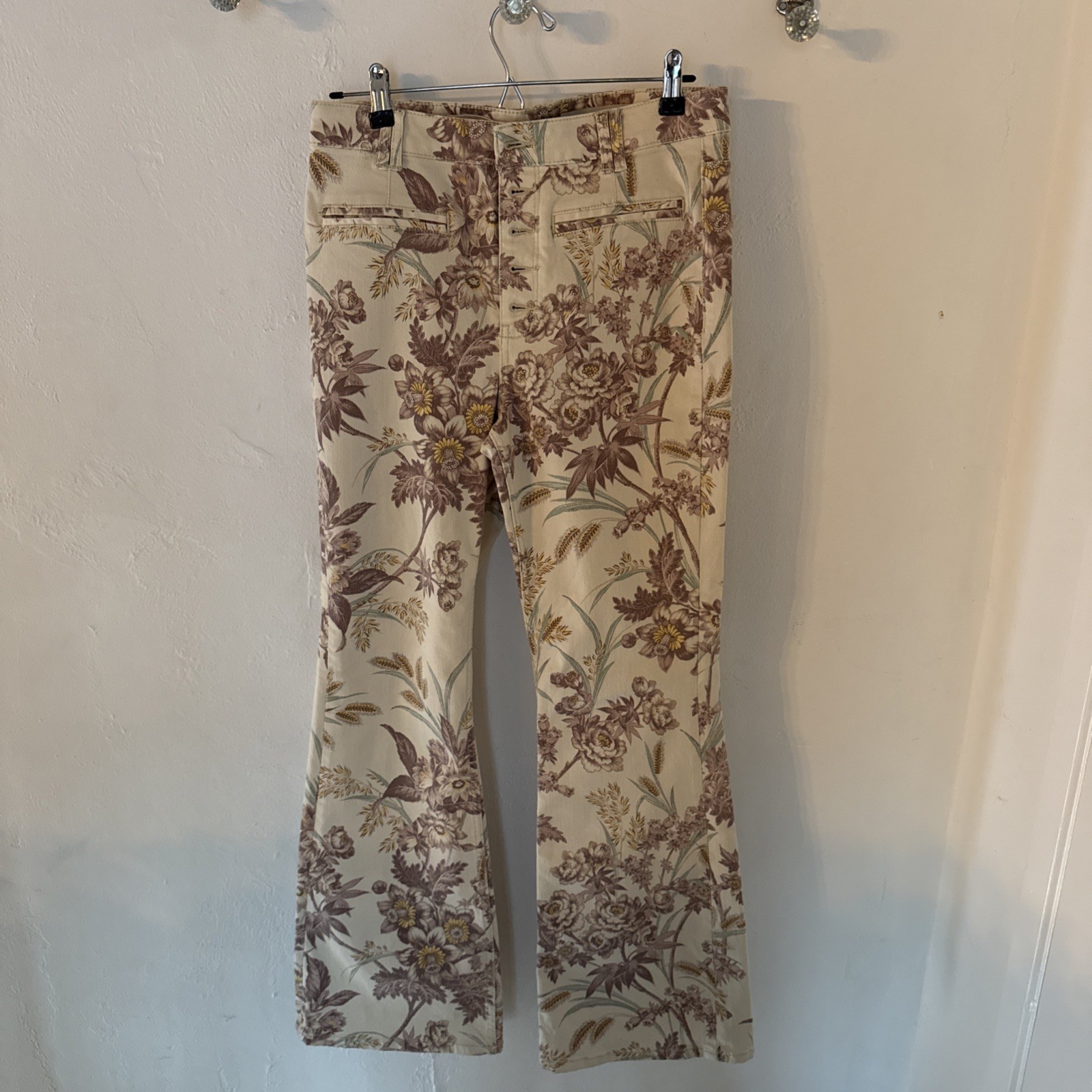 Pilcro & The Letterpress Jean Sz.28 High-Rise Trouser Bootcut Pant Anthropologie
